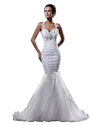 Floor Length Organza Sweetheart Natural   Waistline Mermaid Lace Applique Beaded  Dress