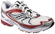 Saucony Mens Progrid Ride White/Red/Silver/Black Running