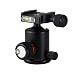 Photo Clam PC-33NS Head-3/8-Inch Socket, Friction Screw and Bubble Level - Black