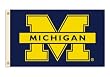 NCAA Michigan Wolverines 3-by-5 Foot Flag M Logo with Grommets