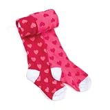 LittleMissMatched Tights - Pink Hearts - Kid Small/Medium