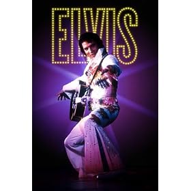 Elvis (White Suit) Music Poster Print - 24" X 36"