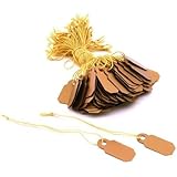 100 Gold String Price Tags Jewelry Ring Sale Display