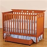Simplicity Kingston 4-in-1 Convertible Crib with Trundle Drawer in Honey