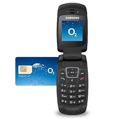 o2 Loop Pac Samsung SGH-C270 Prepaid Handy silber-schwarz + 5 Euro Startguthaben