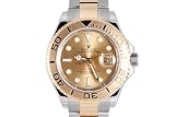 Rolex Mens 2 Tone Yachtmaster Champagne Dial
