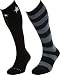 Winter Socks | Ski Socks | Snowboard Socks - Lorpen Ski/Snowboard Italian Wool Socks 2 Pack, Galaxy, Large