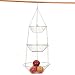 RSVP 30-by-12-Inch 3-Tier Wire Hanging  Basket, Chrome