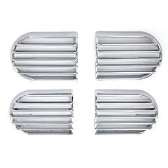 L�ftungsgitter Set, 4teilig, passend f�r Opel Corsa C (alle). Ausf�hrung: Chrom.
