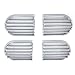 L�ftungsgitter Set, 4teilig, passend f�r Opel Corsa C (alle). Ausf�hrung: Chrom.