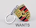 Porsche Enamel keyring