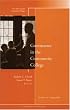Governance in the Community College: New Directions for Community Colleges (J-B CC Single Issue Community Colleges)