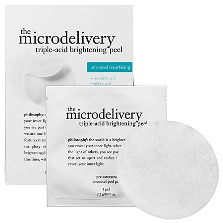 Philosophy Micro delivery Triple-Acid Peel Pads, 12-count