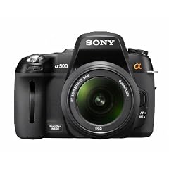 Sony DSLR-A500L digital (12 megapixels, tela de 3 polegadas LCD, o Live View) Double Zoom Kit inkl.18-55mm F3 ,5-5, 6 e 55-200mm F4-5, 6 lentes