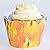 Fire Truck Flame Theme Cupcake Wrappers, Blaze, Confetti Couture Party Supplies, 36 Wraps