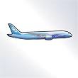 787 Side View Pin