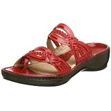 Clarks Womens Fairview Thong Sandal,Deep Red,8 M