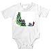 Onesie with great wall, china, pagoda, jitney, asian