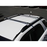 48 Universal Fit Car Top Roof Cross Bar Crossbars Kit Luggage Rack by T-Motorsports