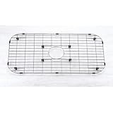 Buy 27.5 x 14.375 Stainless Steel Sink Grid with Black Rubber Feet by Yosemite Home Decor
