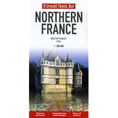 Northern France Insight Travel Map