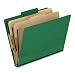 Pendaflex 1257GR Pendaflex Pressguard Classification Folders, Letter, 6-Section, Green, 10/Box