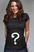 Black Question Mark Maternity Cap Tee
