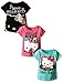 Hello Kitty Little Girls' Toddler Value Pack T-Shirts, Black/Rose/Green, 4T