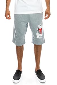 Jogger Sweat Athletic Shorts BANDANA girl Fleece Shorts Jersey Shorts,GREY MD