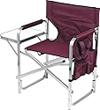 Camping Folding Fishing Directors Chair - Burgundy