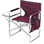 Ming's Mark SL1204-BURGUNDY Burgundy Full Back Folding Director's Chair