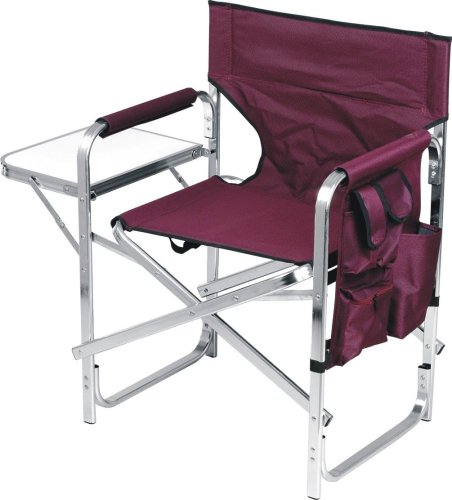 Ming's Mark SL1204-BURGUNDY Burgundy Full Back Folding Director's Chair