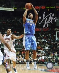 Chauncey Billups Autographed/Hand Signed Denver Nuggets 8x10 Photo