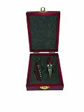 Happy Hour 10510 2-Piece Wooden Corkscrew/Stopper Set