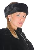 Mink Headband-Black Mink Headwrap