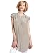 BCBGMAXAZRIA Women's Saliyah Safari Tunic, Hazelnut, Medium