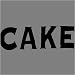 All Products : CAKE (BLACK) DECAL STICKER WINDOW CAR TRUCK TRAILER