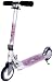 bike*star 145mm (5.7 Inch) Foldable Kick Push Kids Scooter - Colour White & Pink
