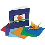Produkt-Bild: Miniatur Origami Set mit versch. farbigen Papiergr&ouml;&szlig;en komplett in Geschenkpackung