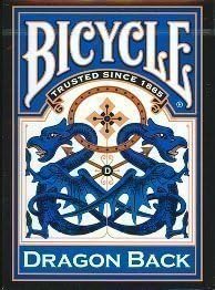 Dragon Back Bicycle Playing Cards - Blue by United States Playing Card Company