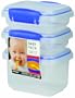 Sistema Klip It (2) 6.7-Ounce and (1) 13-1/2-Ounce Baby Food Containers Set, 3-Pack