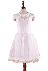 Chiffon Embroidered Lace Evening Dress/Bridesmaid Dress/Prom Dress/Party Dress/Wedding Dress 