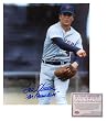 Tom Seaver New York Mets MLB Hand Signed 8x10 Photograph Action with The Franchise Inscription