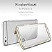 Ringke Fusion Frame Compatible with iPhone 6 Case, iPhone 6S Case Dual-Layered TPU Bumper and PC Drop Protection Clear Back Shock Absorption Protective Bumper - Royal Gold