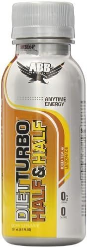 ABB Performance Diet Turbo Half and Half Iced Tea, Lemonade, 8.5 Fluid Ounce (Pack of 12) by ABB Performance