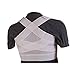 DMI Posture Corrector, Unisex, White, Criss-Cross Foam Bands, Extra Large, 46