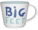 Big Feet - Big Shoes' Bottom Line Mug in Gift Box by Jamie Oliver