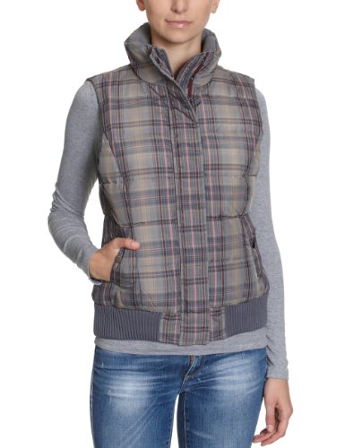 ESPRIT Damen Weste V21804, Gr. 34 (XS), Grau (titan grey 082) Preisvergleich
