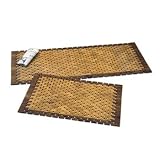 Bordered Teak Doormat - 36