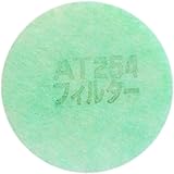 給気口フィルターAT254 直径80mm×厚さ8mm 28枚入 QK16